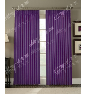Готовые шторы Мирабелла Цвет фиолетовый