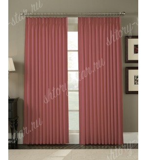 Готовые шторы Герда Цвет розовый 