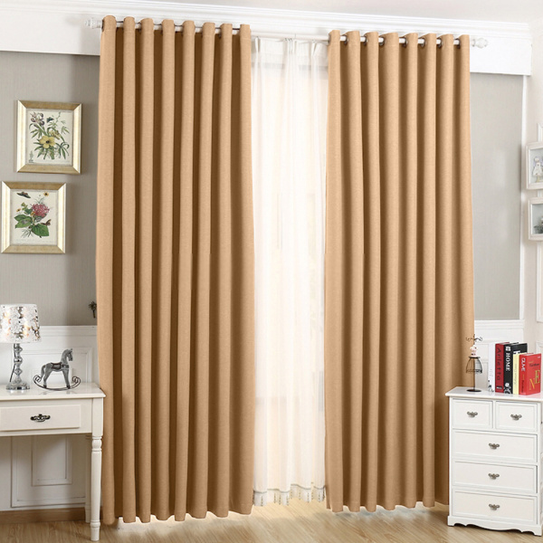 Шторы блэкаут на люверсах цвет кофейный арт - 12