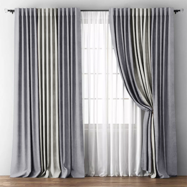 Шторы блэкаут Мираж Серый арт - 6