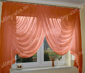 Шторы для кухни из тюля Риорита арт - 15