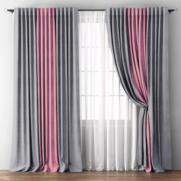 Шторы блэкаут Мираж Серый арт - 29