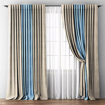 Шторы блэкаут Мираж Молочный арт - 15