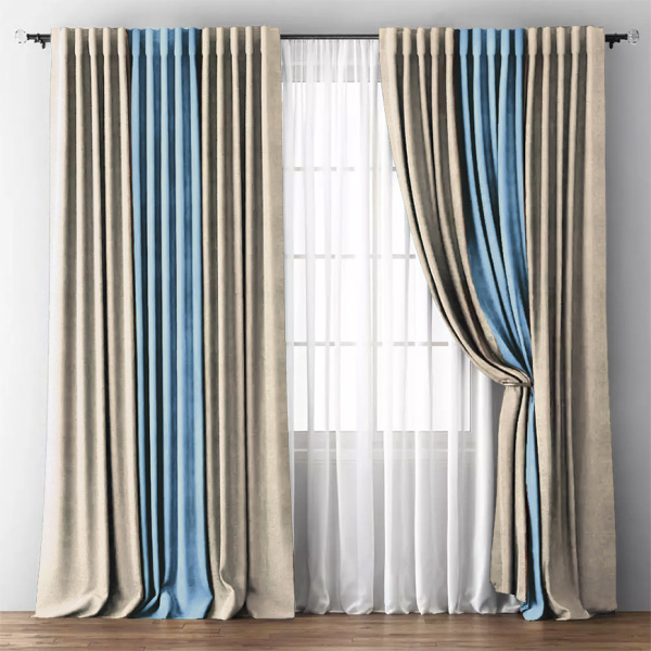 Шторы блэкаут Мираж Молочный арт - 15