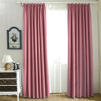 Шторы блэкаут розовый по акции арт - ППР - 1