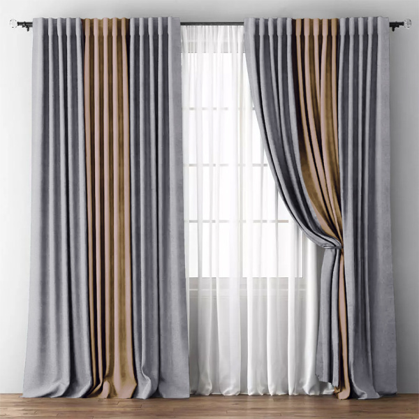 Шторы блэкаут Мираж Серый арт - 12