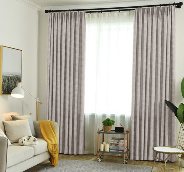 Шторы блэкаут Рогожка на ленте арт - 17