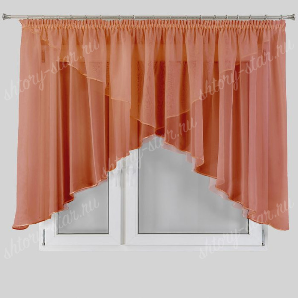 Шторы в кухню Марго арт - 15