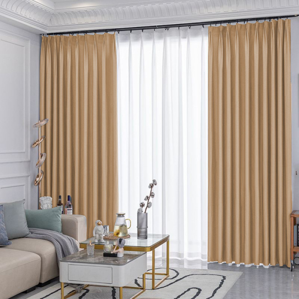 Шторы блэкаут темно-бежевый - 12