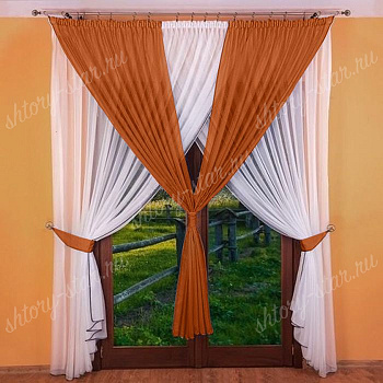 Тюлевые шторы Анфиса арт - 15