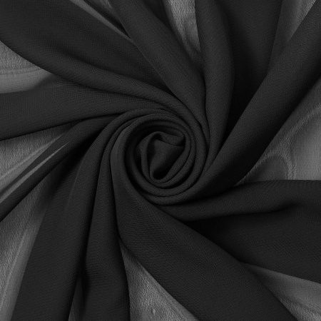 Тюль однотонные черный высотой до 3,50 м арт - 22