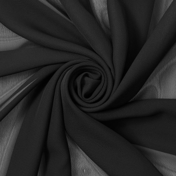 Тюль однотонные черный высотой до 3,50 м арт - 22