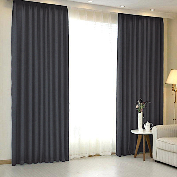 Шторы блэкаут черный для окон до 3,50 м арт - 4