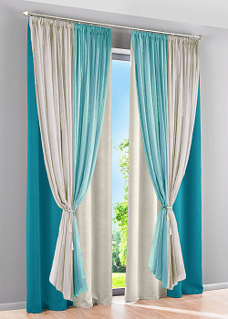 Шторы блэкаут с тюлем Офелия арт - 5