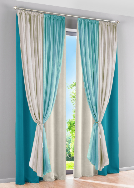 Шторы блэкаут с тюлем Офелия арт - 5