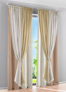 Шторы блэкаут с тюлем Офелия арт - 12