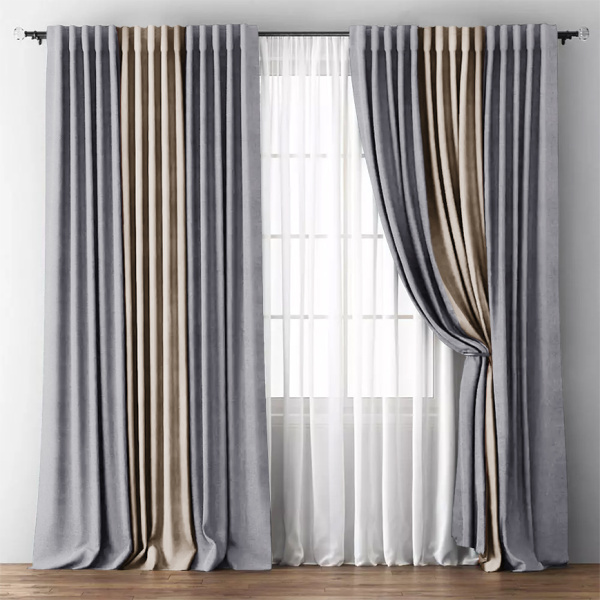 Шторы блэкаут Мираж Серый арт - 13