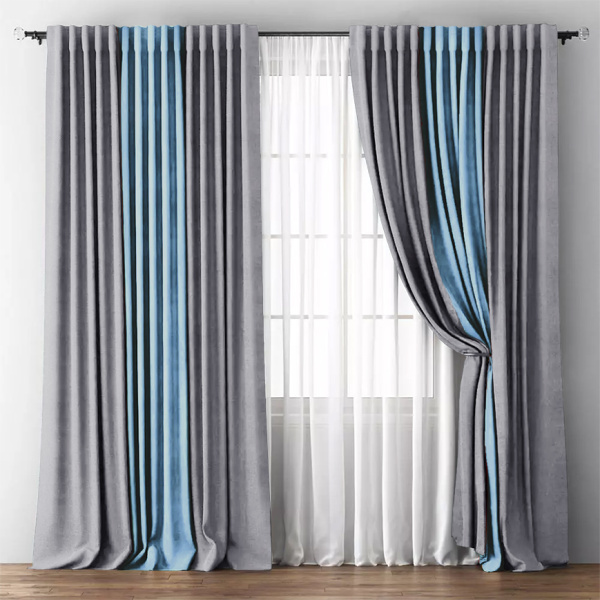Шторы блэкаут Мираж Серый арт - 15