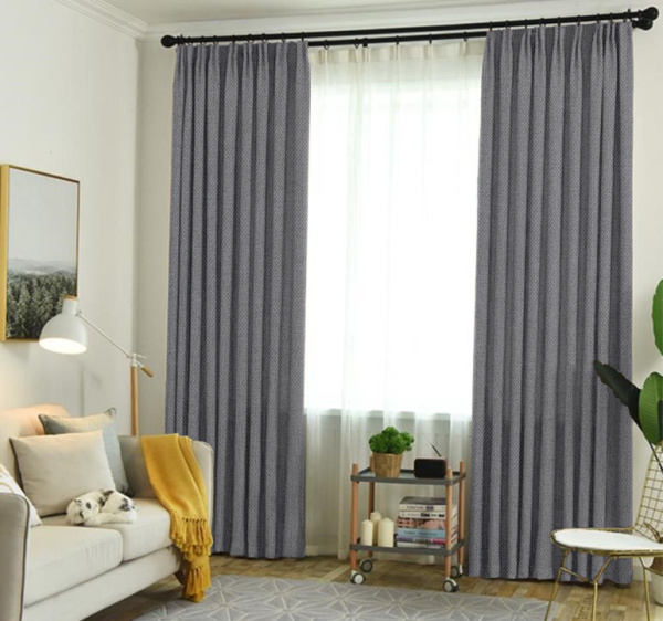 Шторы блэкаут Рогожка на ленте арт - 27