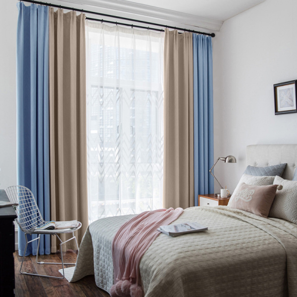 Комбинированные шторы блэкаут арт - 19