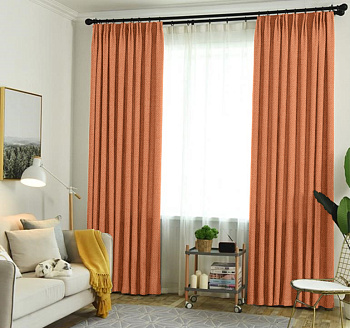 Шторы блэкаут Рогожка на ленте арт - 15