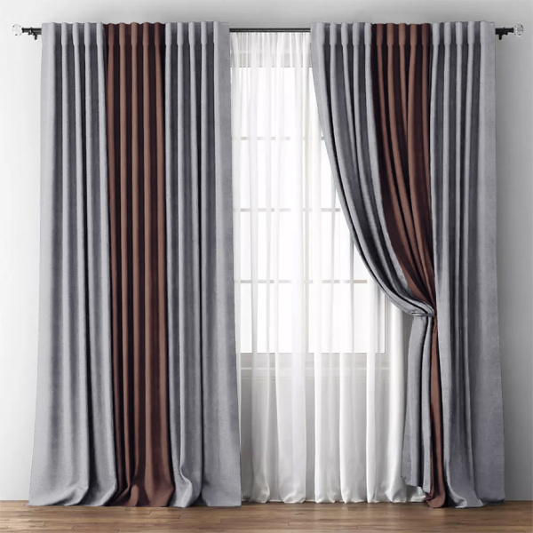 Шторы блэкаут Мираж Серый арт - 11
