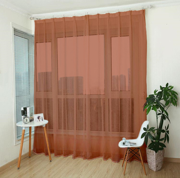 Тюль на шторной ленте арт - АОО - 9099. Распродажа.