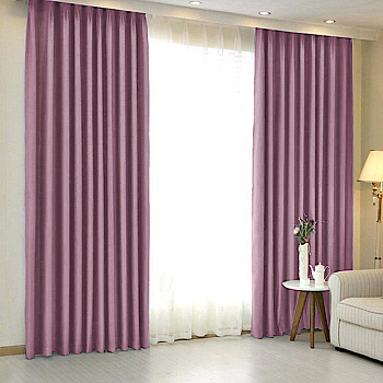 Шторы блэкаут сиреневый для окон до 3,50 м арт - 17