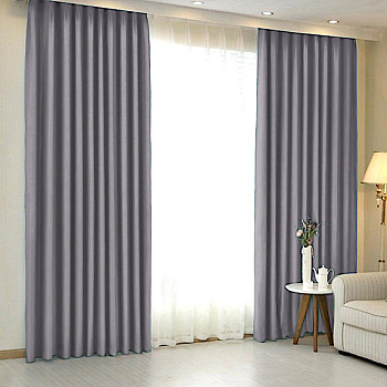 Шторы блэкаут графитовый для окон до 3,50 м арт - 14