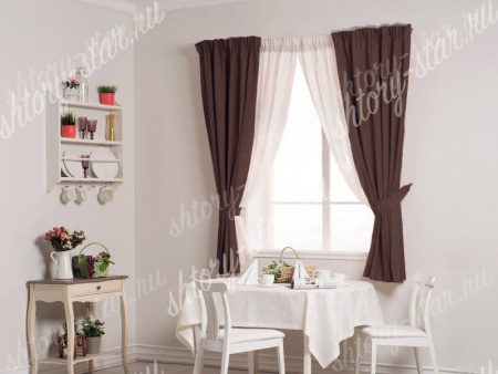 Кухонные шторы из Софта арт - СДЛ - 513. Распродажа