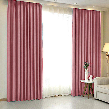 Шторы блэкаут розовый для окон до 3,50 м арт - 1