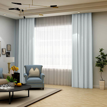 Шторы блэкаут плотные арт "Уайт"