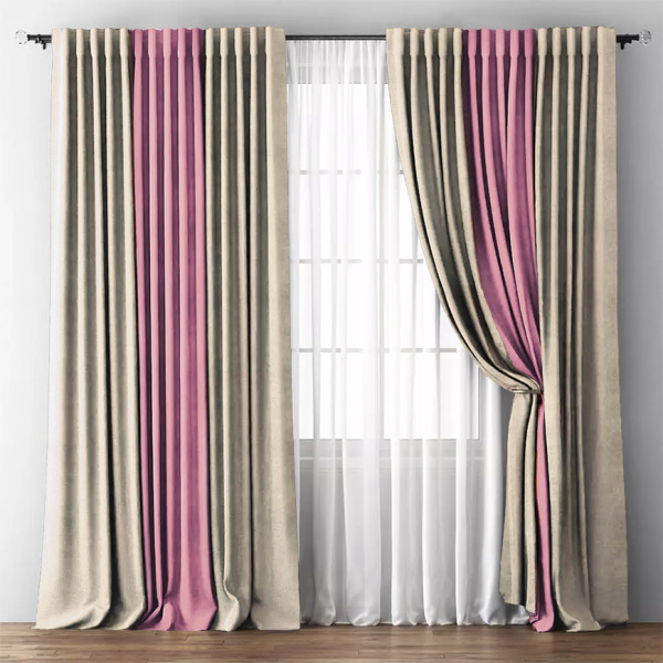 Шторы блэкаут Мираж Молочный арт - 1