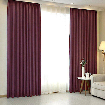 Шторы блэкаут фиолетовый для окон до 3,50 м арт - 2