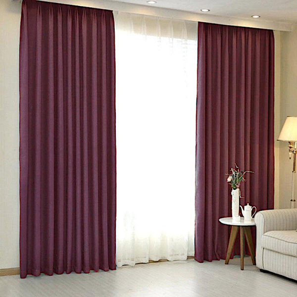 Шторы блэкаут фиолетовый для окон до 3,50 м арт - 2