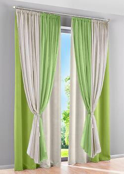 Шторы блэкаут с тюлем Офелия арт - 16