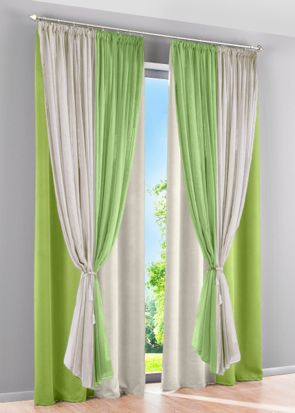 Шторы блэкаут с тюлем Офелия арт - 16