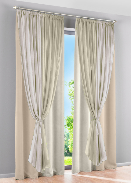 Шторы блэкаут с тюлем Офелия арт - 13