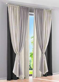 Шторы блэкаут с тюлем Офелия арт - 4