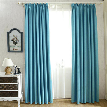 Шторы блэкаут бирюзовый по акции арт - ППР - 5