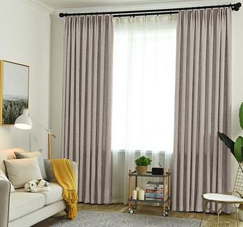 Шторы блэкаут Рогожка на ленте арт - 5