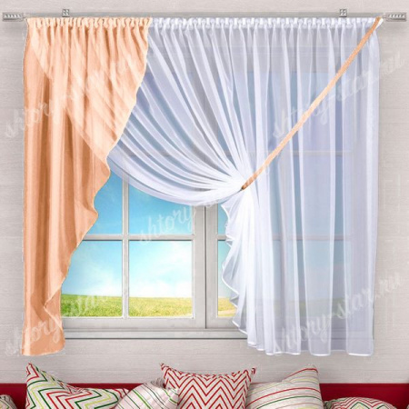 Кухонные шторы Нина арт - 18