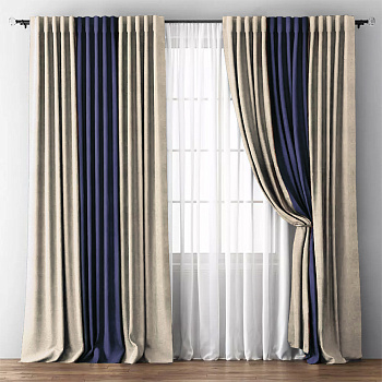 Шторы блэкаут Мираж Молочный арт - 7