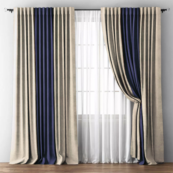 Шторы блэкаут Мираж Молочный арт - 7