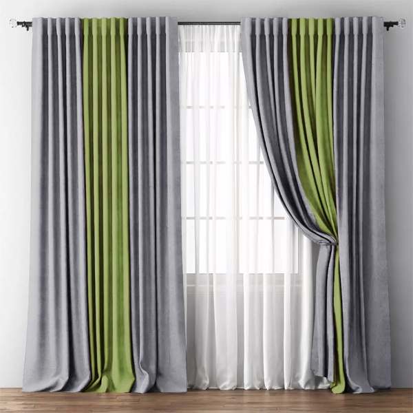 Шторы блэкаут Мираж Серый арт - 16