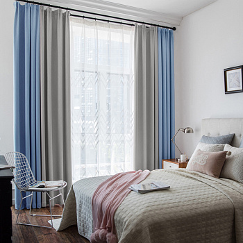 Комбинированные шторы блэкаут арт - 18