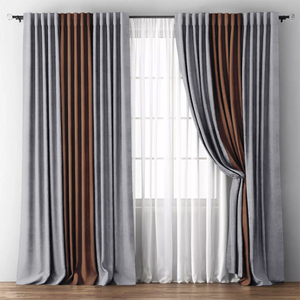 Шторы блэкаут Мираж Серый арт - 3