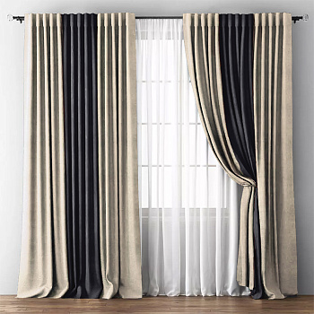 Шторы блэкаут Мираж Молочный арт - 4