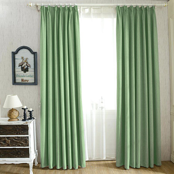 Шторы блэкаут салатовый по акции арт - ППР - 16