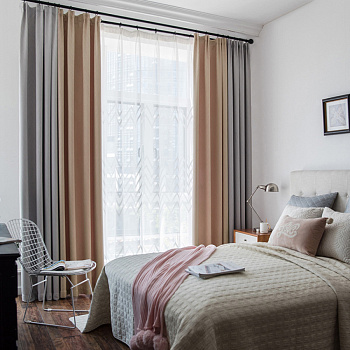 Комбинированные шторы блэкаут арт - 8